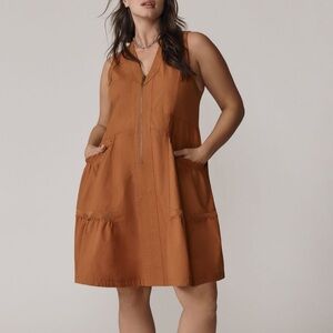 Anthropologie Daily Practice Trek Utility Mini Dress